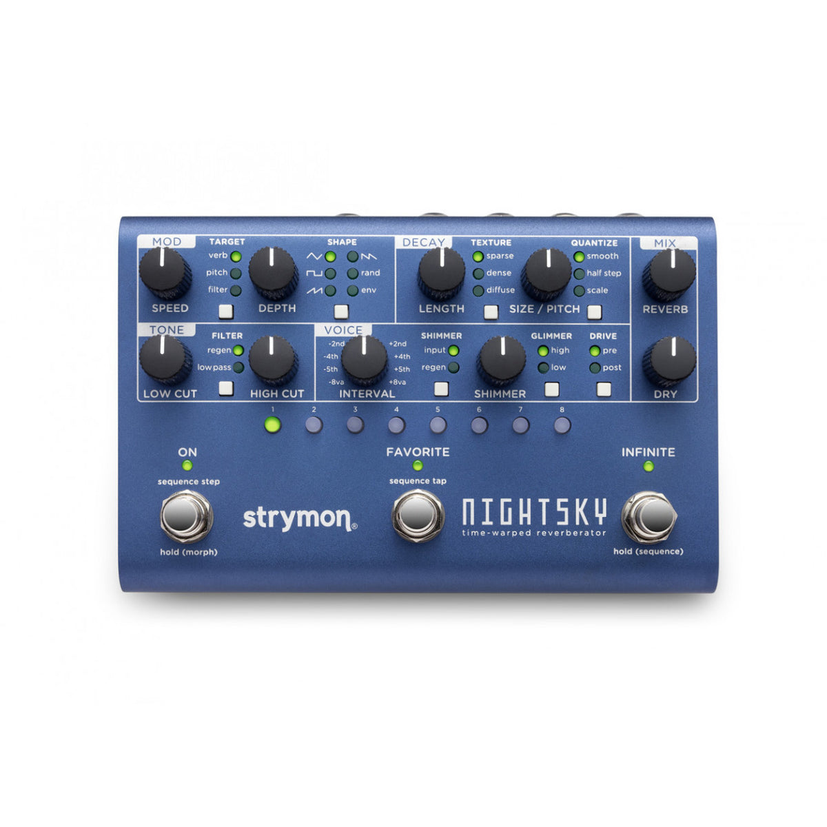 Strymon NightSky Time-Warped Reverberator Pedal