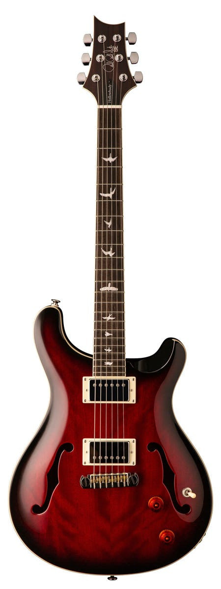 Paul Reed Smith (PRS) SE Hollowbody Standard w/Case - Fire Red Burst