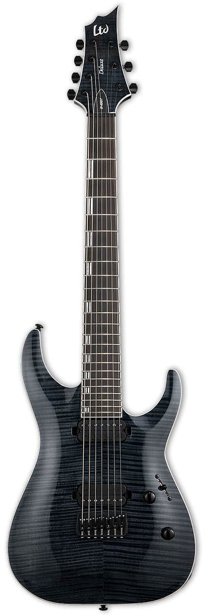 ESP LTD H-1007 Horizon 7-String in See Thru Black 