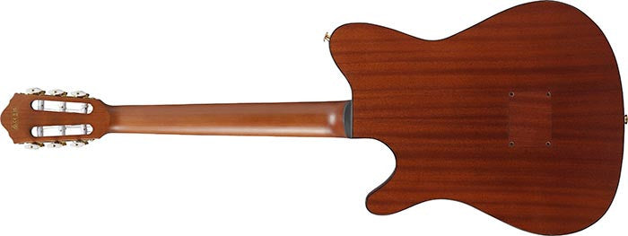 Ibanez FRH10NBSF Thinline Nylon Acoustic-electric Guitar - Brown Sunburst