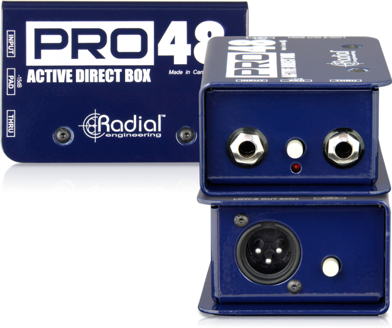 Radial Pro48 1-channel Active 48v Direct Box