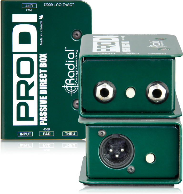 Radial ProDI 1-channel Passive Instrument Direct Box