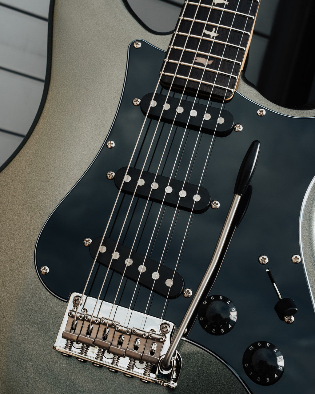 PRS SE Silver Sky Defender Limited Edition Electric Guitar - Woolstone Green