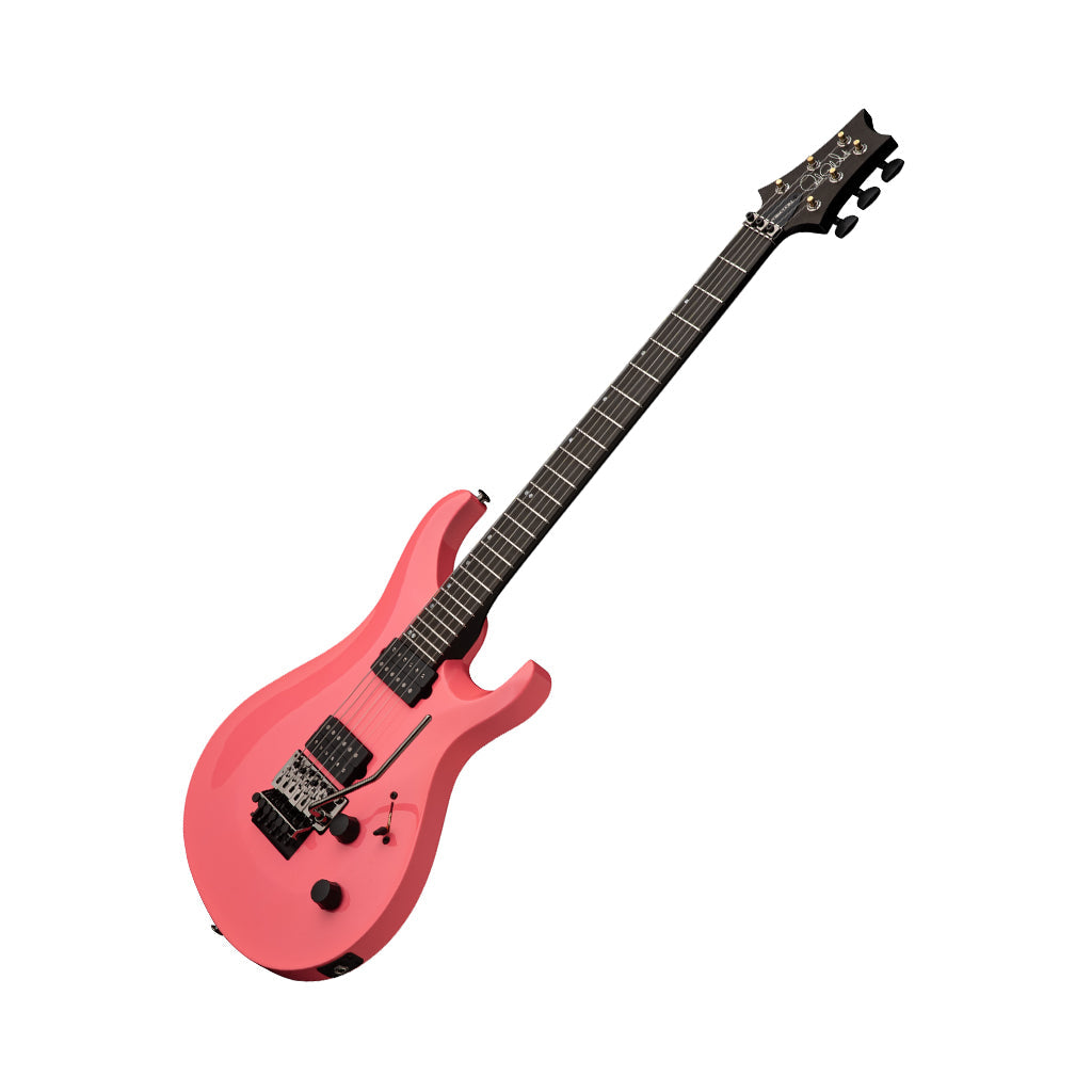 PRS Tekton Floyd Hot Pink - angled front view