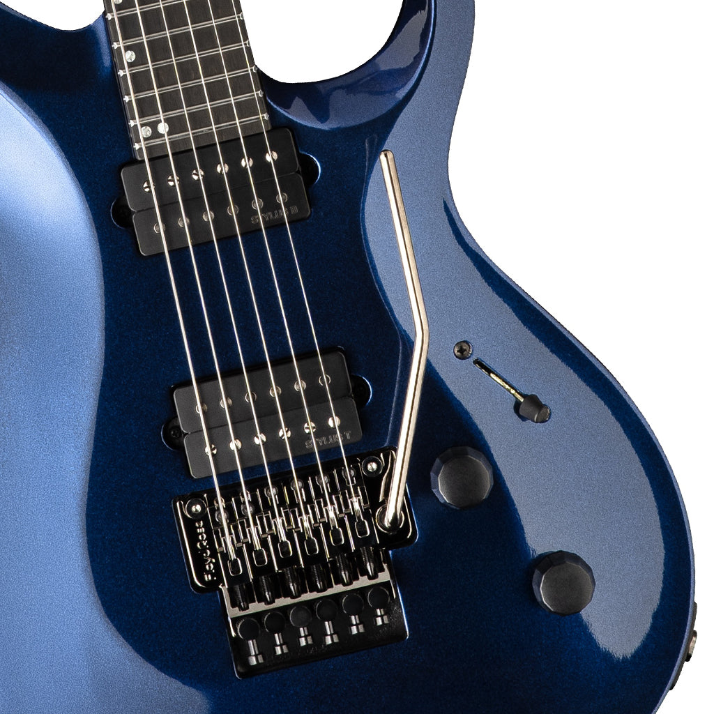 PRS Tekton Floyd Pearl Black - bridge and pickup detail