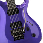 PRS Tekton Floyd Purple Royale - bridge and pickup detail