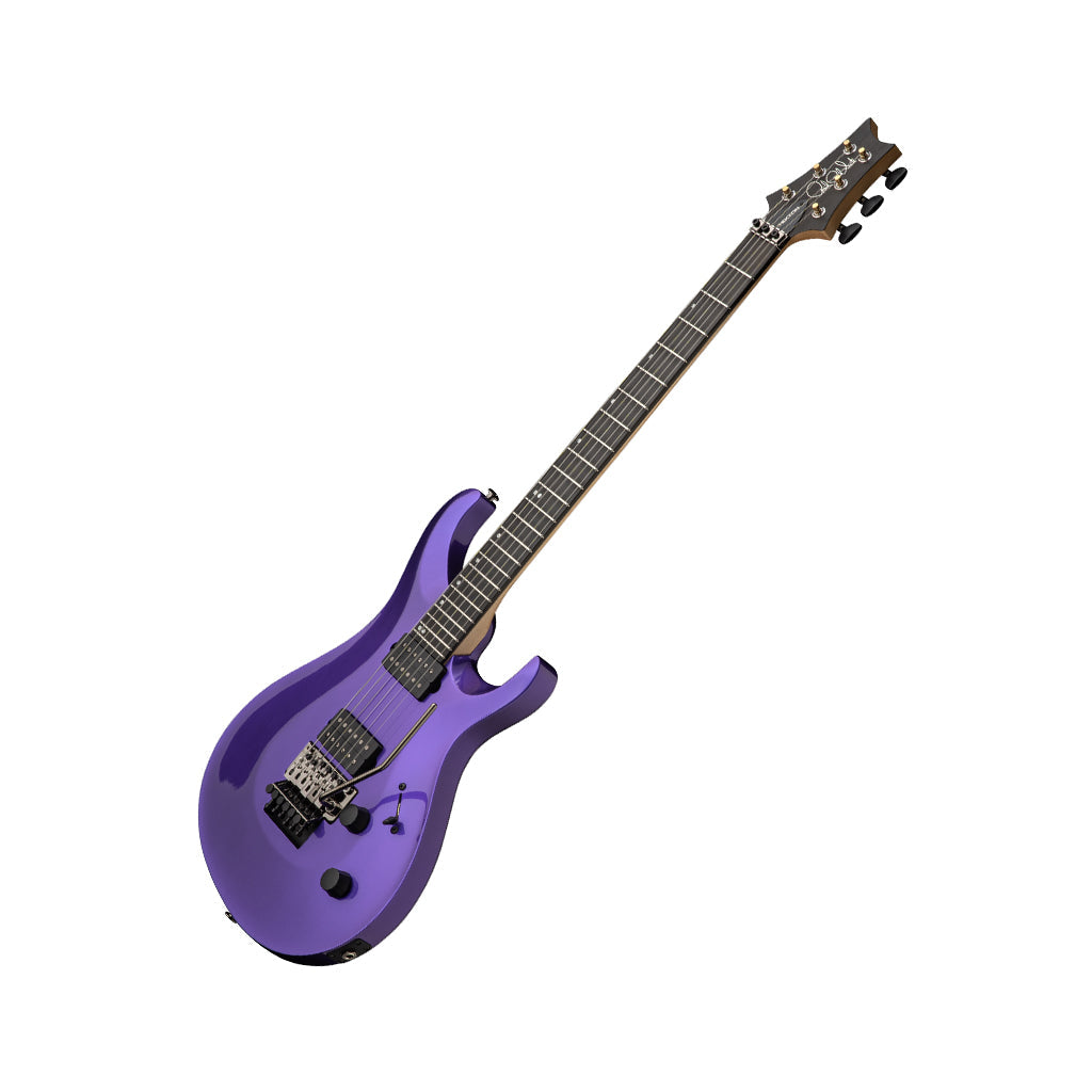 PRS Tekton Floyd Purple Royale - angled front view