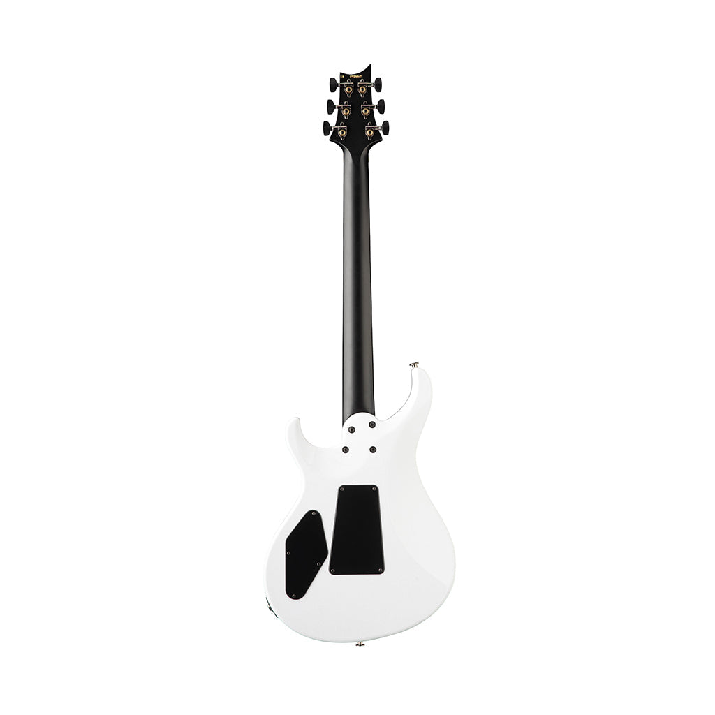 PRS Tekton Floyd White Holoflake - full rear view