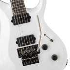 PRS Tekton Floyd White Holoflake - bridge and pickup detail