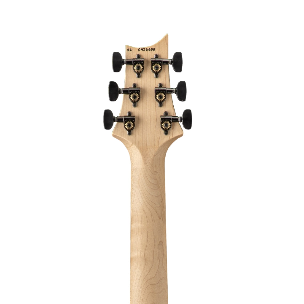 PRS Tekton Hardtail Black Tourmaline - rear headstock and neck