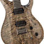 PRS Tekton Hardtail Black Tourmaline - bridge and pickup detail