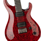 PRS Tekton Hardtail Bloodstone Red - bridge and pickup detail