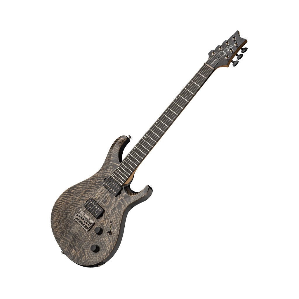 PRS Tekton SVN Black Tourmaline - angled front view