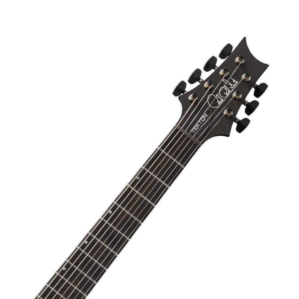 PRS Tekton SVN Fuchsia Aura - front headstock