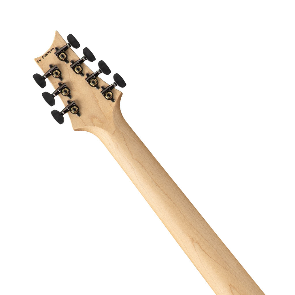 PRS Tekton SVN Violet Tourmaline - rear headstock and neck