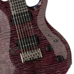 PRS Tekton SVN Violet Tourmaline - bridge and pickup detail