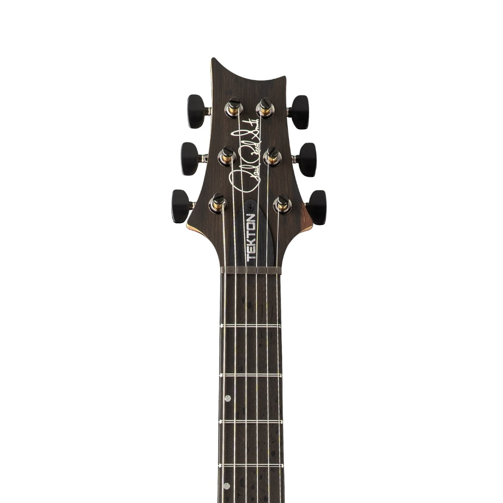 PRS Tekton T Black Tourmaline - front headstock