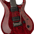 PRS Tekton T Bloodstone Red - bridge and pickup detail