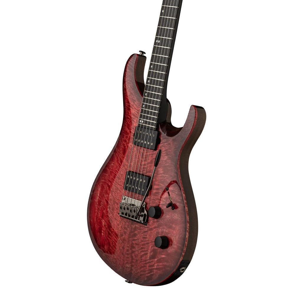 PRS Tekton T Fuchsia Aura - angled front view