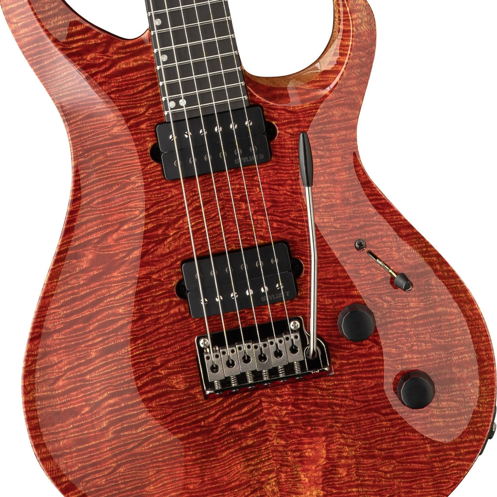 PRS Tekton T Imperial Topaz - bridge and pickup detail