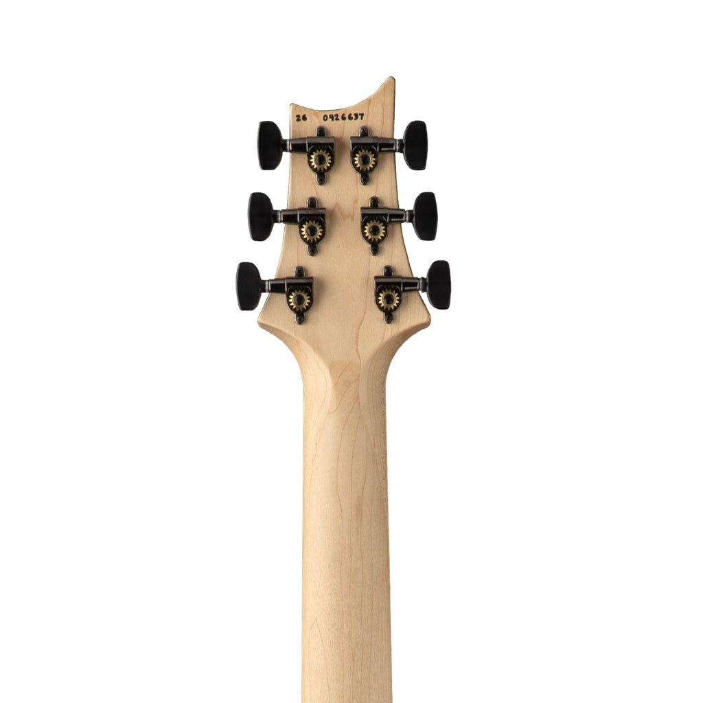 PRS Tekton T Slate Blue - rear headstock and neck