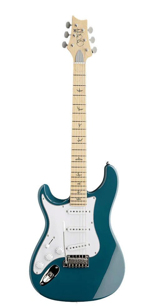PRS SE Silver Sky Maple Fretboard Left Handed Nylon Blue
