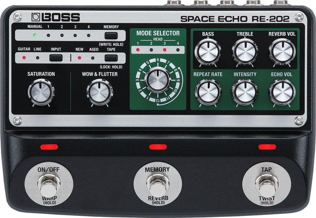 Boss  RE-202 Space Echo Compact Pedal