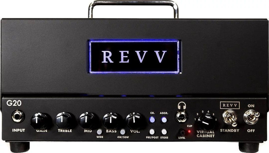 REVV  G20 Lunchbox  High-Gain All-Tube Amp w/ Built-in Torpedo Reactive Load Black 