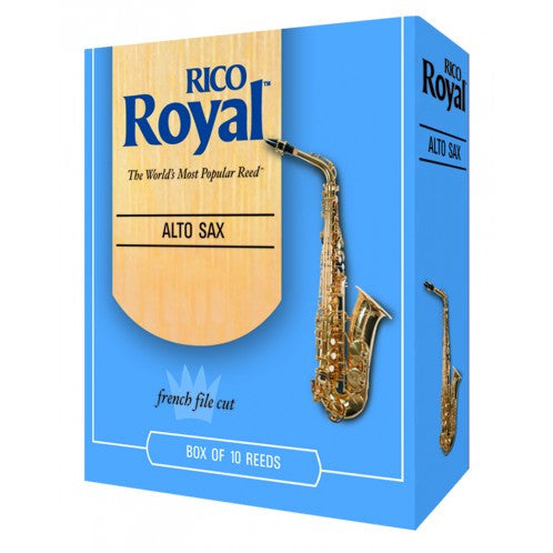 Rico Royal Alto Sax Reeds, Box of 10
