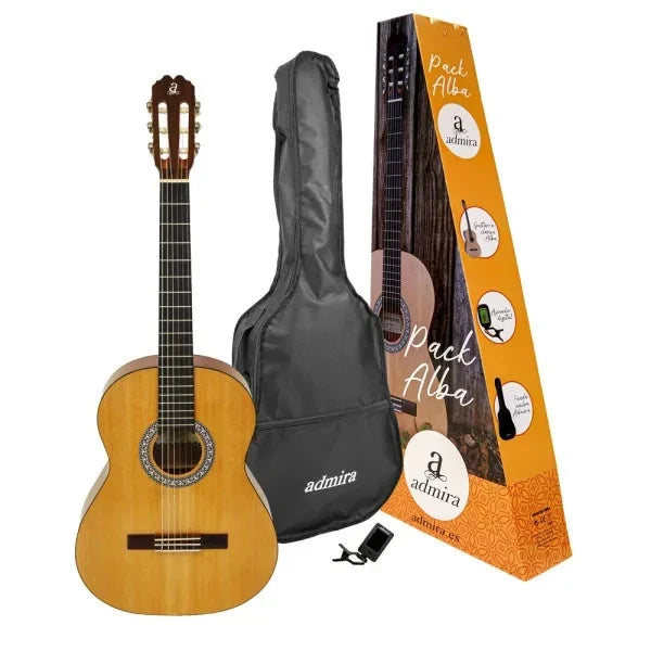 Admira Alba Full Size Student Classical Guitar Pack