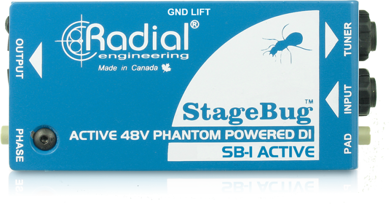 Radial StageBug SB-1 1-channel Active Instrument Direct Box