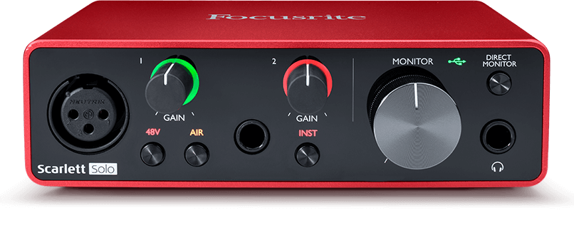 Focusrite Scarlett Solo 4th Gen USB Audio Interface 