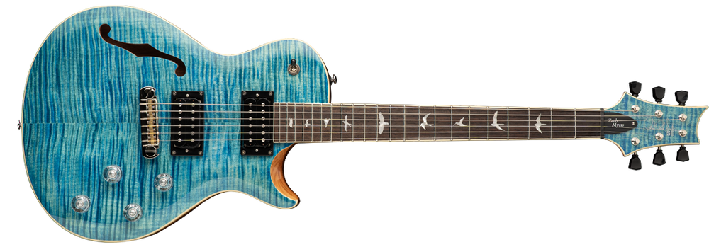   PRS SE Zach Myers Semi-hollow Electric Guitar - Myers Blue