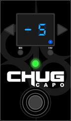 Solar CHUG CAPO settings diagram for storing and recalling a preset in Fav mode