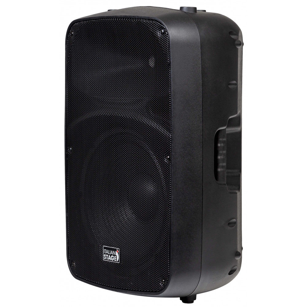 Italian Stage SPX12AUB 12-inch powered speaker, angled front view