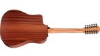 Full back view showing layered sapele and the neo-tropical mahogany neck