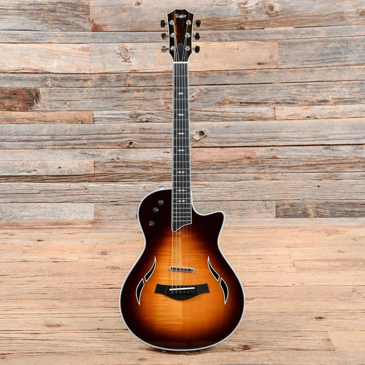 Taylor T5z Pro Hollowbody Electric Guitar - Dark Tobacco Sunburst