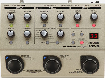 BOSS VE8 - Acoustic Singer