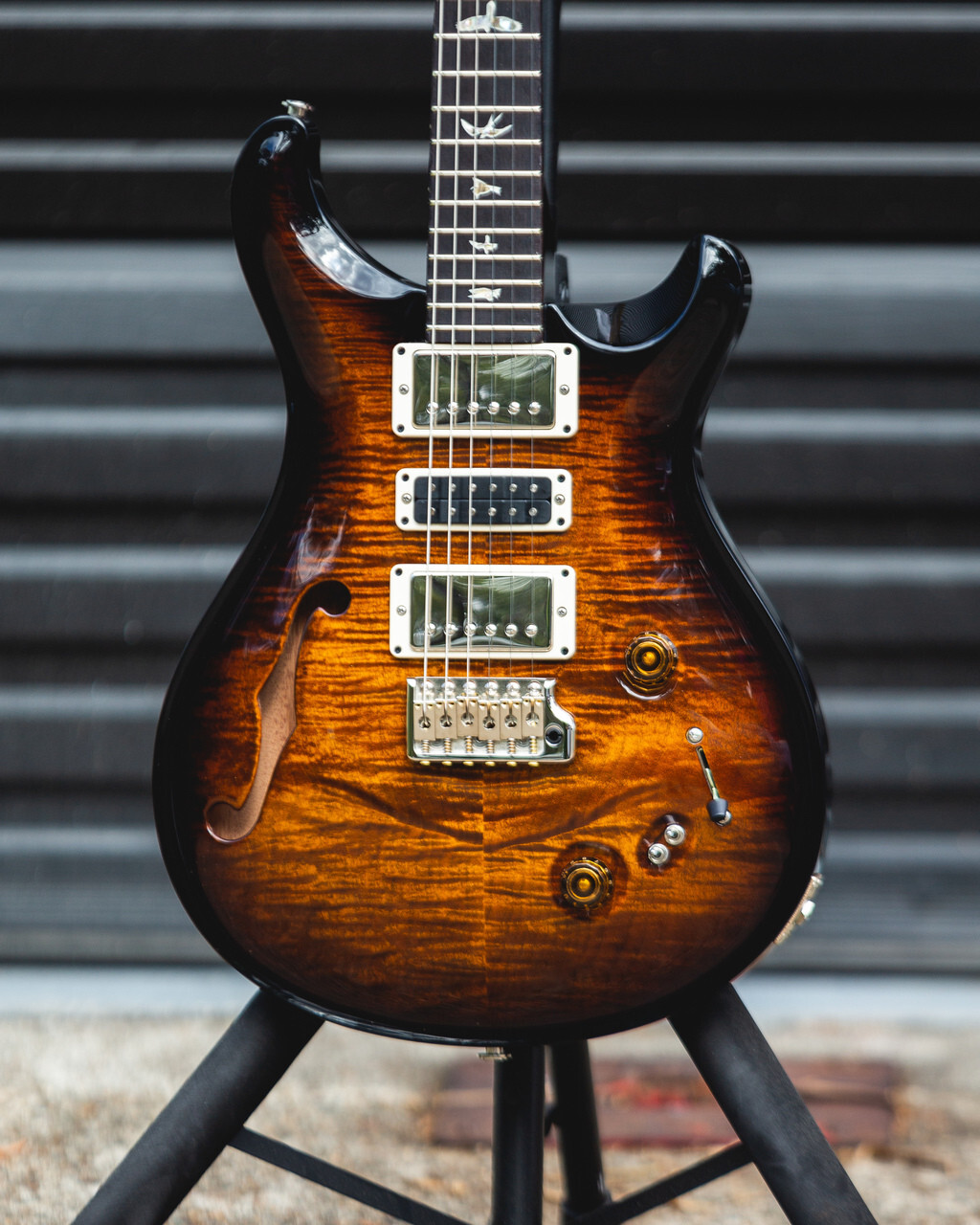 PRS Special Semi-Hollow Black Gold Burst